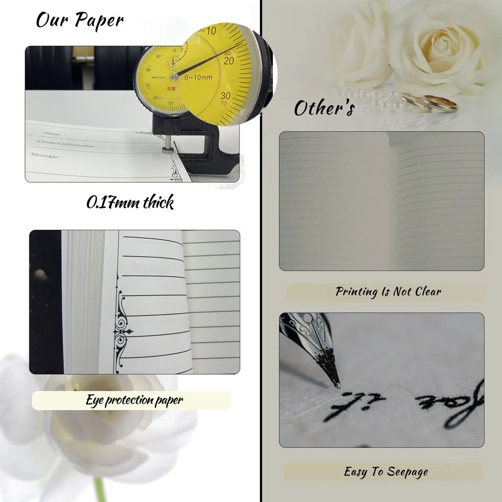 Guest Book Signature Funeral Book Funeral Reception Sign in Funeral Message Book Keepsake Album Anniversary Memorial Sign-inbook