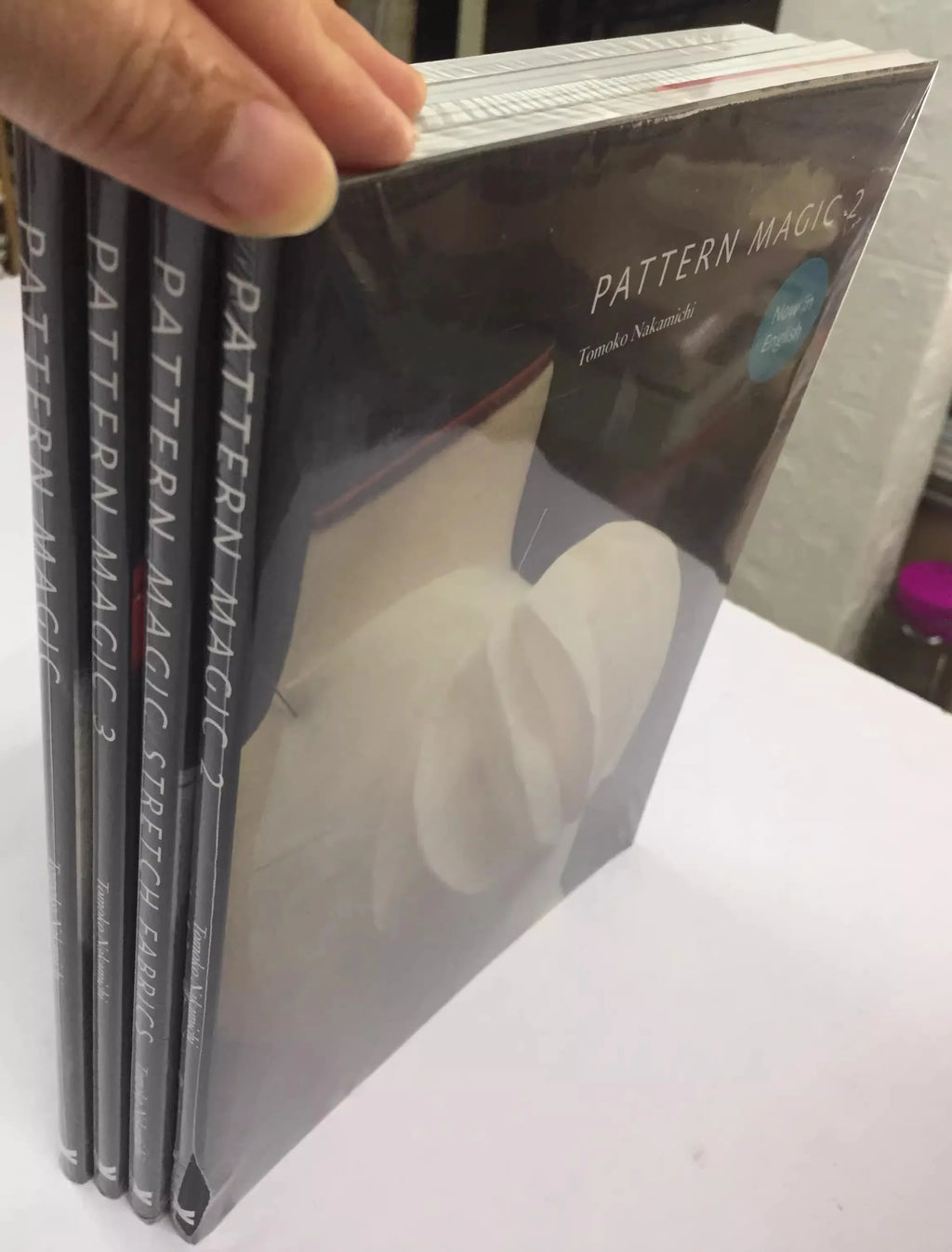 4 Books/Set English Tomoko Nakamichi Pattern Magic Books Volume 1-4 Stretch Fabrics Clothing Cutting Design Teaching Book