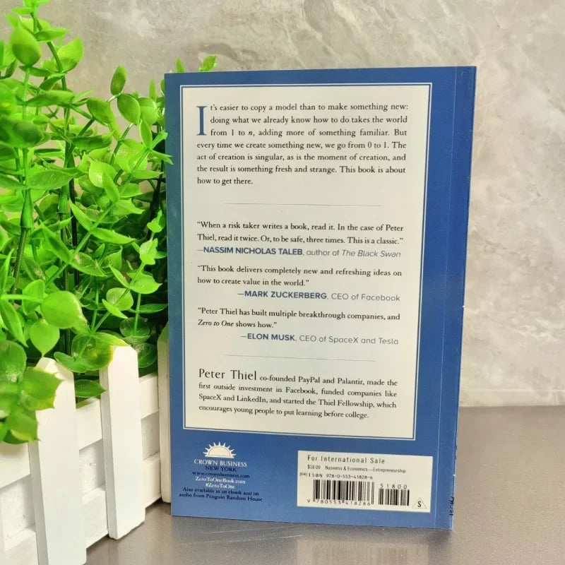 Zero To One de Peter Thiel con notas de Blake Masters en Startups Cómo construir el futuro Incentivar Libros Livros