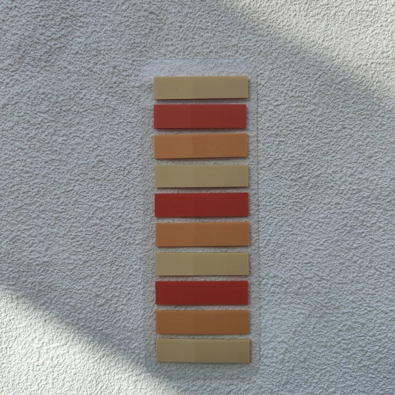 200 Sheets Color Stickers Notes Transparent Self-Adhesive Index Tabs Flags Sticky Note Stationery School Office Supplies