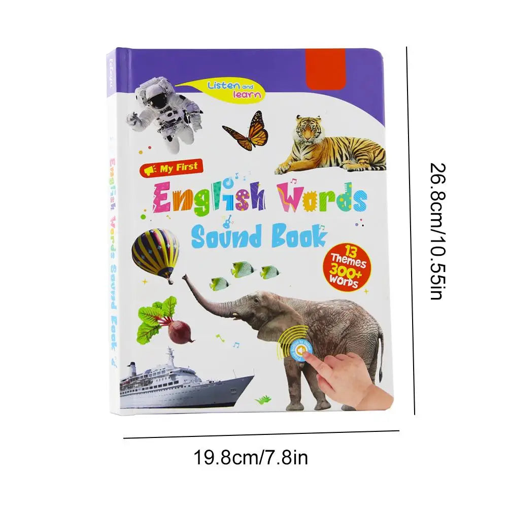0-6 Year Old Vocabulary Reading Points English Version With Sound Early Childhood Natural English Enlightenment Speech Book