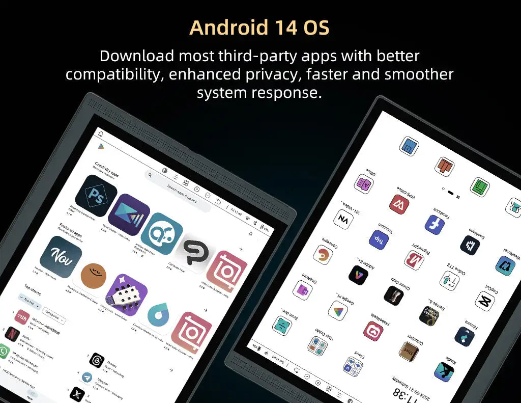 Bigme B1051C E-ink Screen Tablet 10.3 inch Ebook Reader, CPU Dimensity 900 with 6 +128GB, Android 14 Support Google Play Ereader