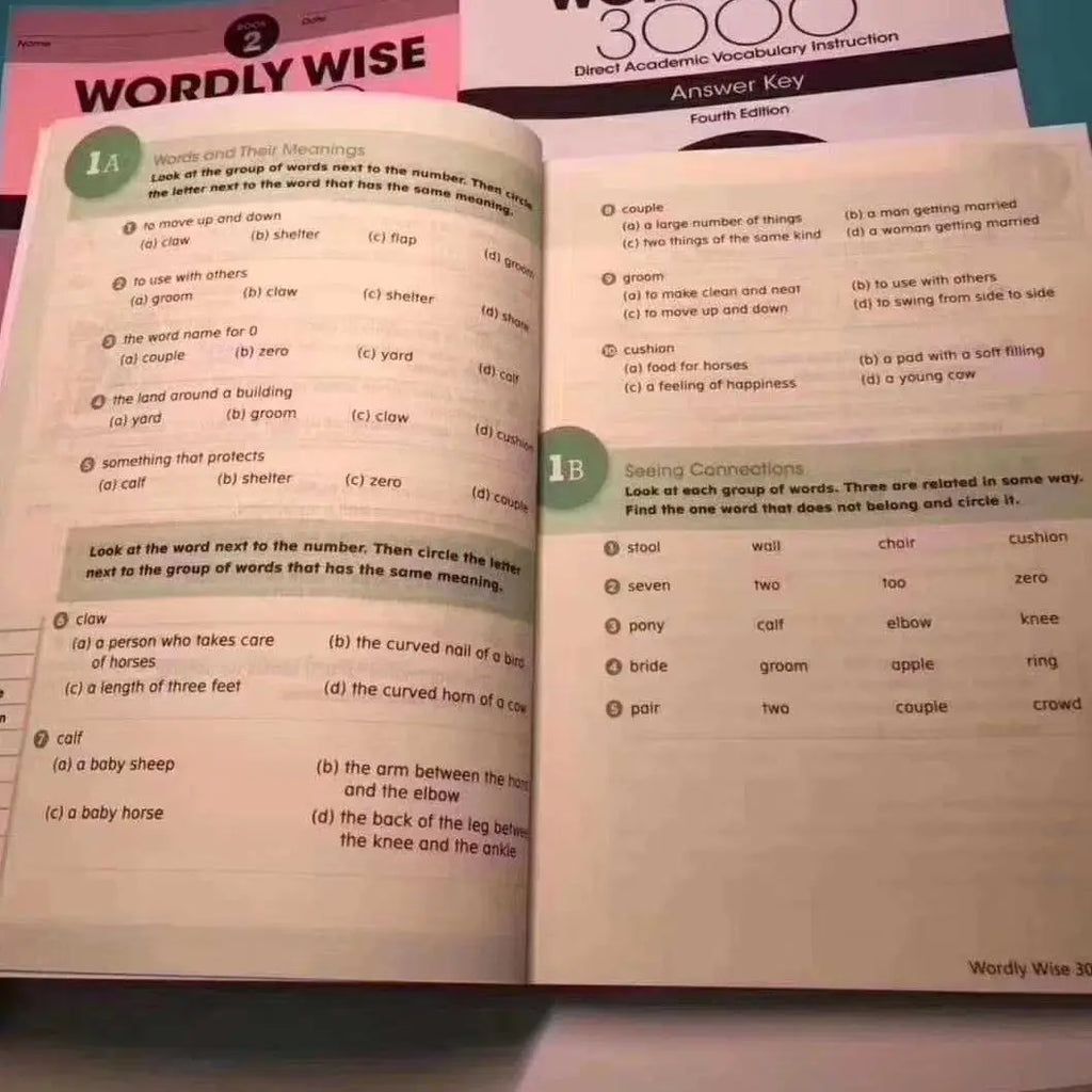 Hot Sale WORDLY WISE 3000 Book K-Book12 TOEFL English Word Vocabulary Expansion English Learning for Children