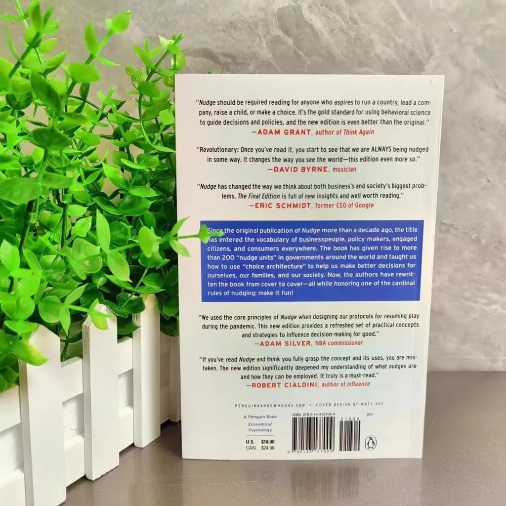 Nudge The Final Edition By Richard H.Thaler Paperback English Book