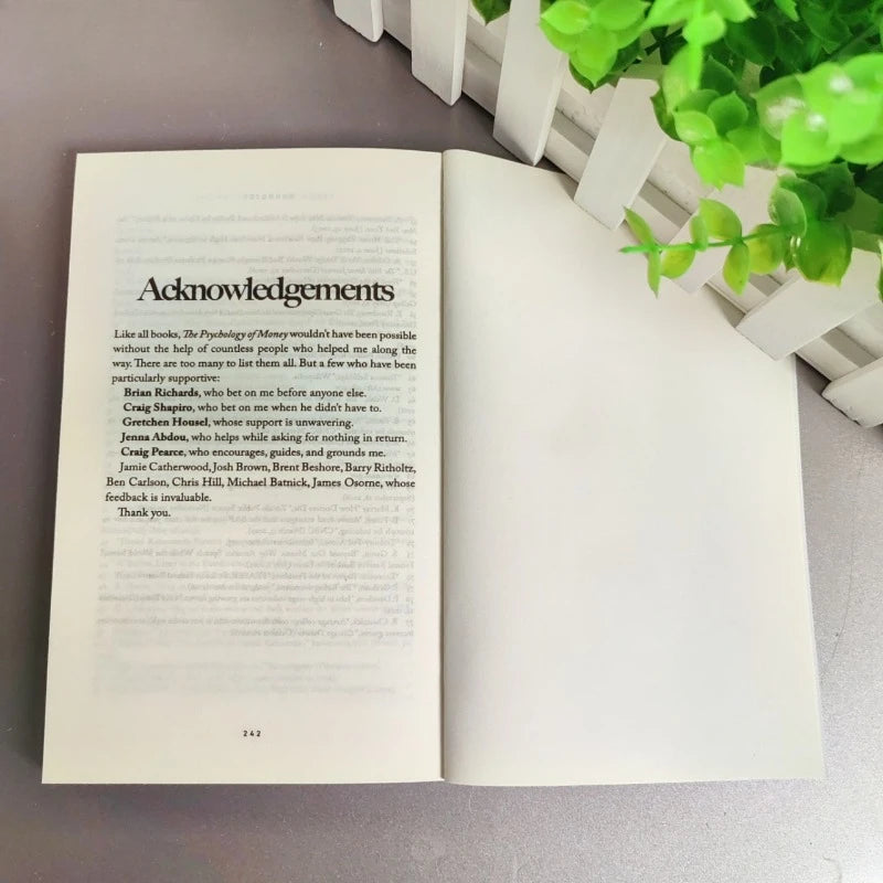 Hot English Version The Psychology of Money Timeless Lessons on Wealth Greed and Happiness Finance Books for Adult