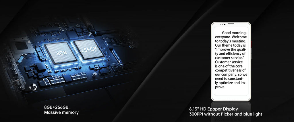 BIGME Hibreak Pro 6.13inch 300PPI E-ink screen Ebook Reader, Android 14 Open System, 8GB RAM+256GB ROM ereader Hibreak optional