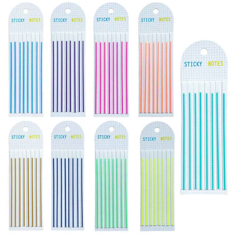 KindFuny Set Transparent Sticky Note Self-Adhesive BookMarker Annotation Reading Book Clear Tab Kawaii Cute Stationery