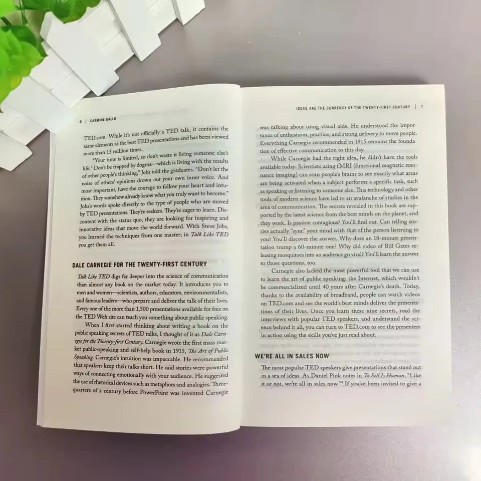 TALK like TED: the 9 Public Speaking Secrets for Powerful Speeches And Eloquent Communication by Carmine Gallo  English Book