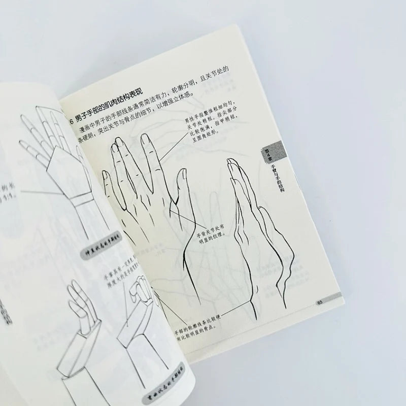Beginner-Friendly Manga Tutorial Pocket Book: Step-by-Step Guide to Human Body Structure for Anime Drawing Techniques