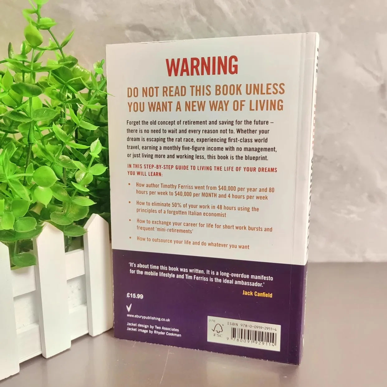 The 4-Hour Work Week By Timothy Ferriss Escape The 9-5, Live Anywhere And Join The New Rich Bestseller Book Paperback English