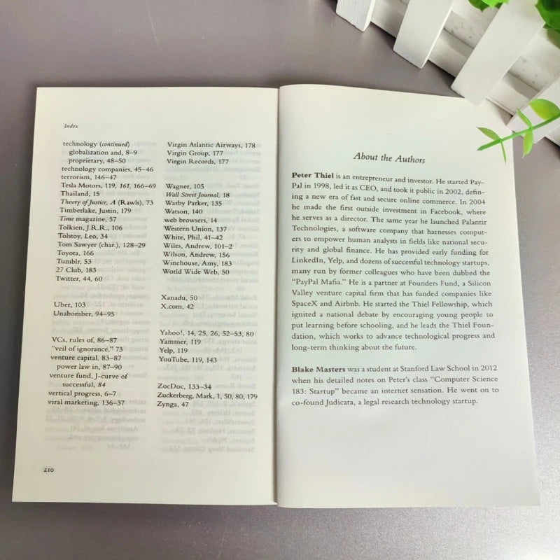 Zero To One de Peter Thiel con notas de Blake Masters en Startups Cómo construir el futuro Incentivar Libros Livros
