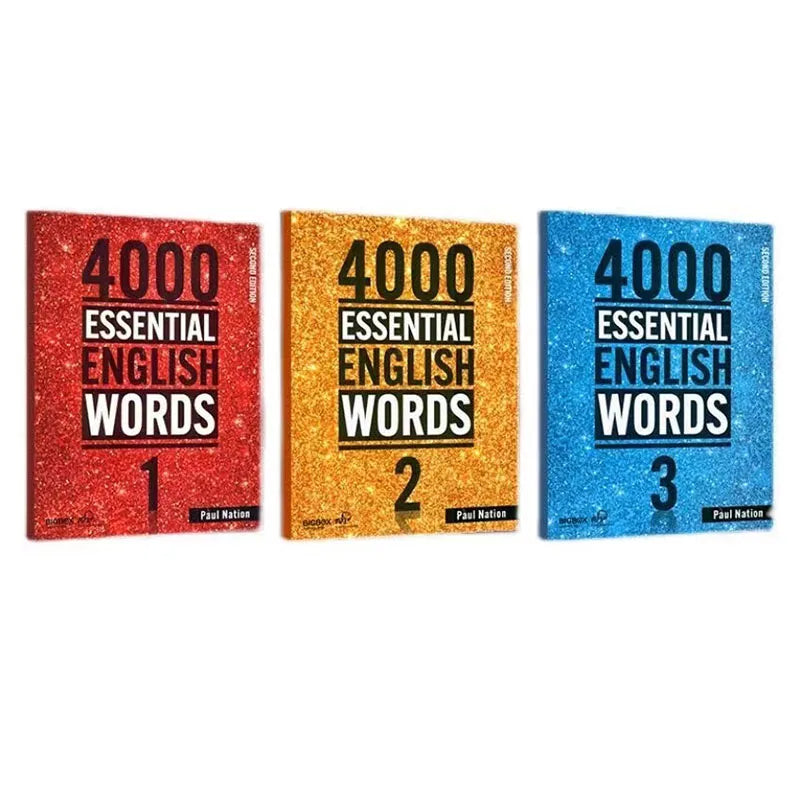 6 Books/Set New 4000 Essential English Words 1 - 6 Core Vocabulary Textbook for The Elementary Examination Books