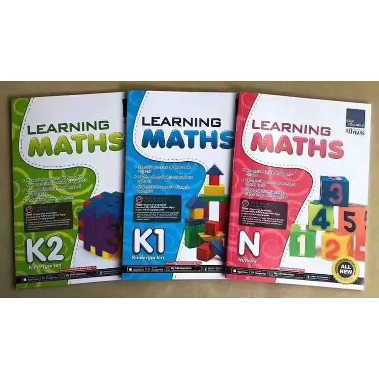 Fascicle SAP Learning Mathematics Book Grade 1-6 Children Learn Math Books Singapore Primary School Mathematics Textbook
