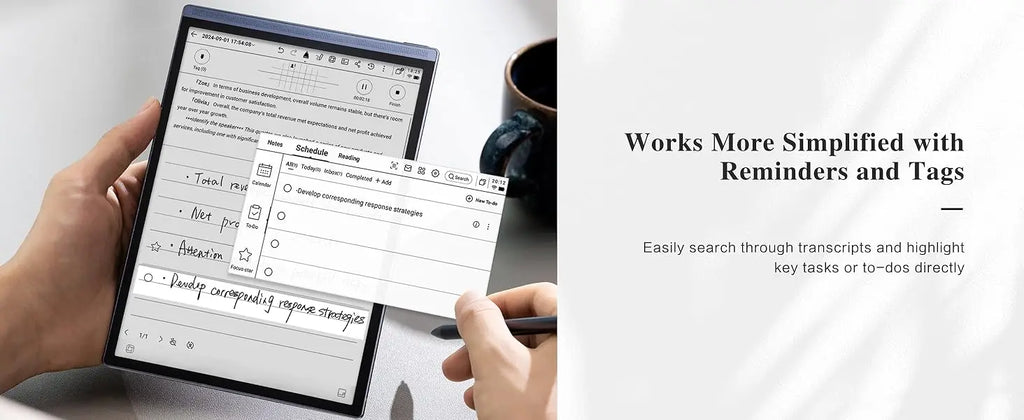 iFLYTEK AINOTE Air 2 Office Notebook 8.2" AI E Ink Tablet Smart Paper Note-Taking Tablet with Stylus