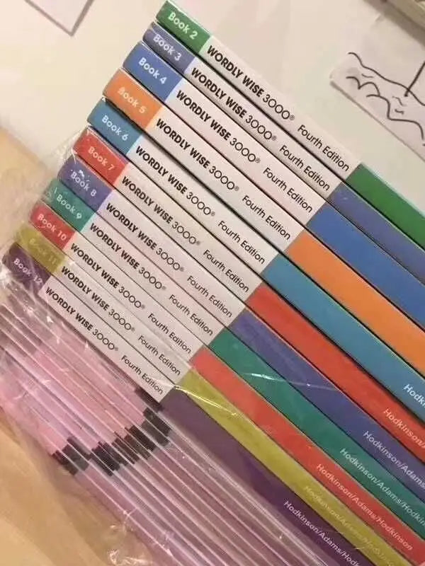 Hot Sale WORDLY WISE 3000 Book K-Book12 TOEFL English Word Vocabulary Expansion English Learning for Children