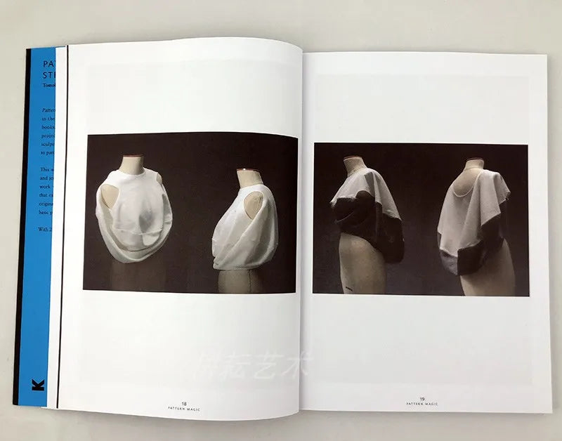 4 Books/Set English Tomoko Nakamichi Pattern Magic Books Volume 1-4 Stretch Fabrics Clothing Cutting Design Teaching Book