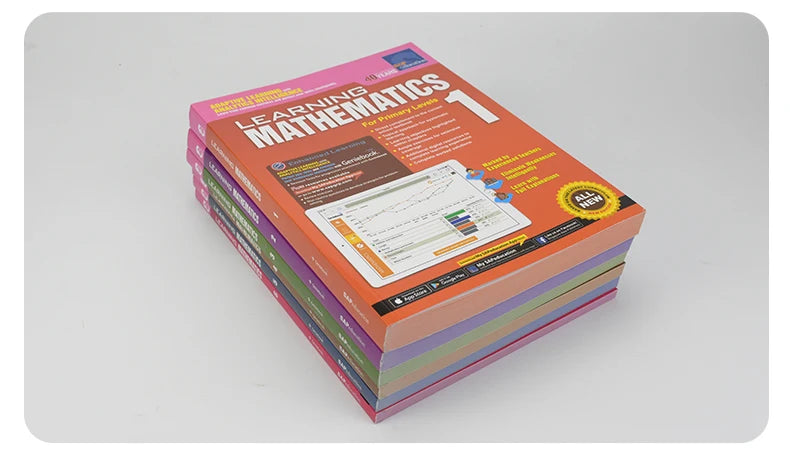 Fascicle SAP Learning Mathematics Book Grade 1-6 Children Learn Math Books Singapore Primary School Mathematics Textbook