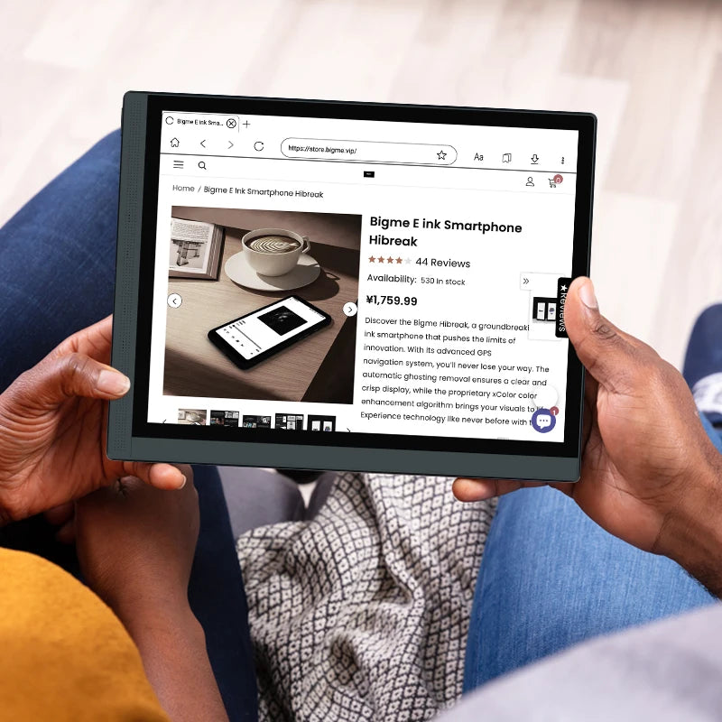 BIGME B1051C Lite ebook reader, 10.3'' Color E-ink screen Electronic book, 4+64GB Android 14 ereader Tablet support Google Play