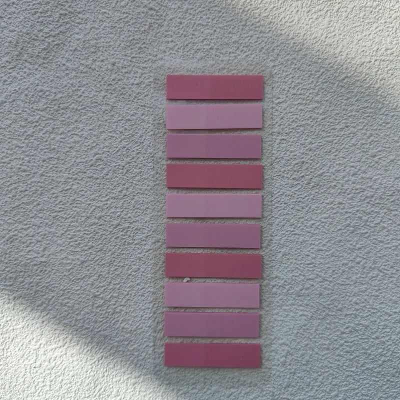 200 Sheets Color Stickers Notes Transparent Self-Adhesive Index Tabs Flags Sticky Note Stationery School Office Supplies