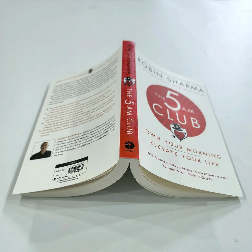 The 5AM Club By Robin Sharma Own Your Morning Elevate Your Life English Book