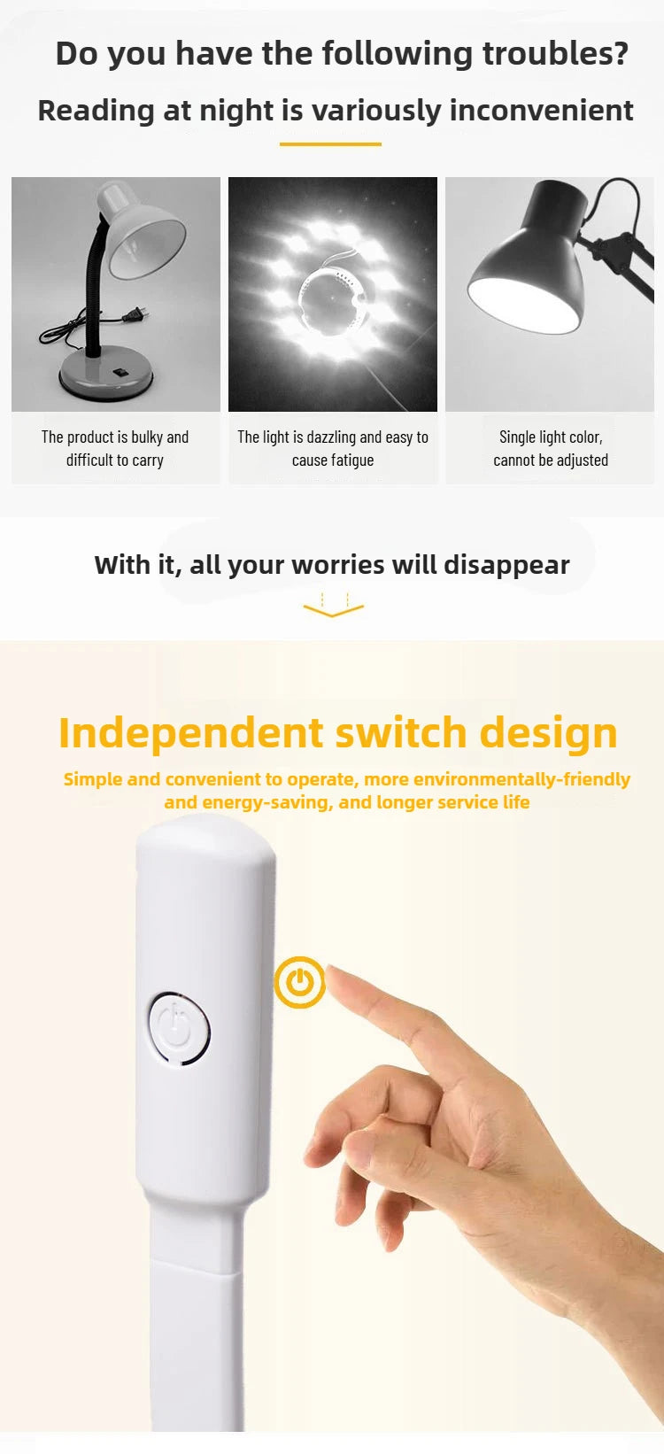 Mini led Usb Light Rechargeable Desk Lamp Reading Light Flexible Portable Mini Night Light For Books Bedside Clip Flashlight