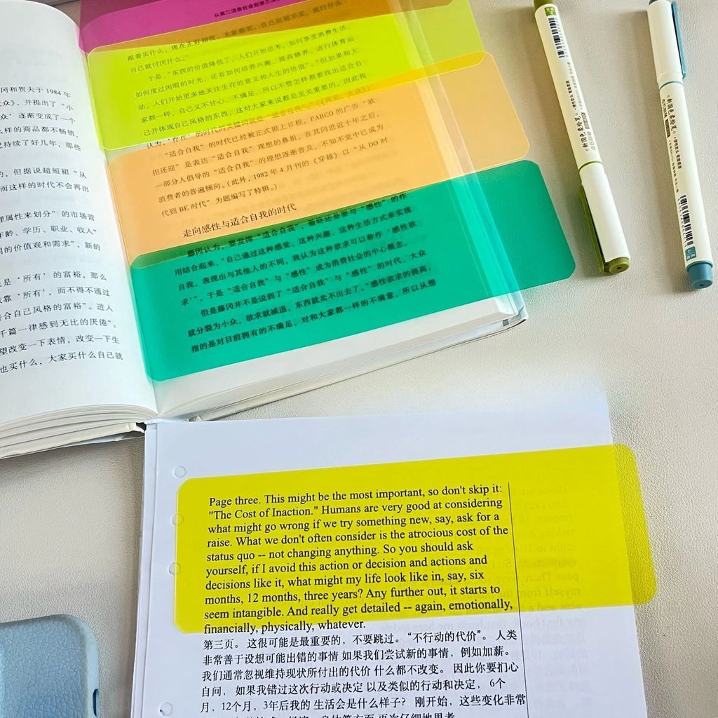 5pcs ADHD Guided Reading Strips Highlight Colored Overlay Bookmarks for Dyslexia Reading Tracker Ruler Reading Tools