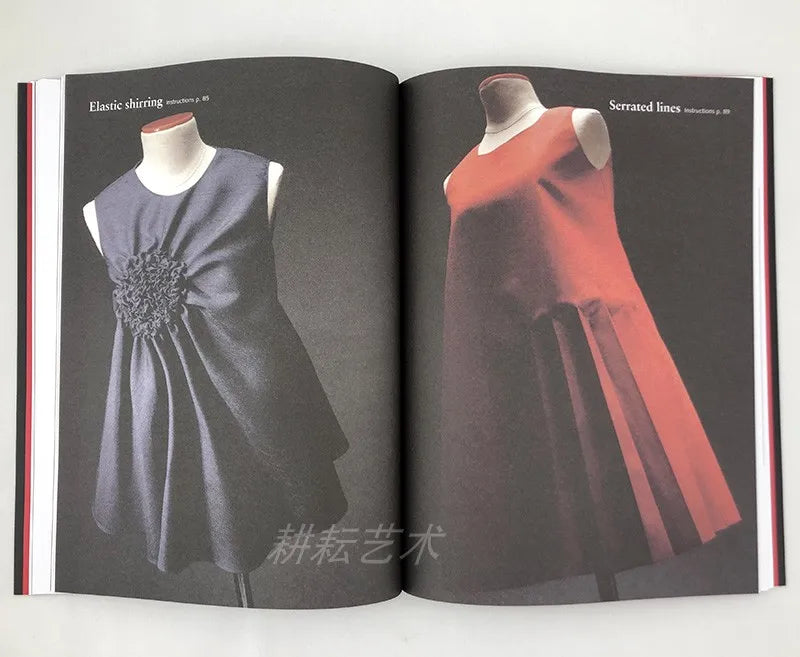 4 Books/Set English Tomoko Nakamichi Pattern Magic Books Volume 1-4 Stretch Fabrics Clothing Cutting Design Teaching Book