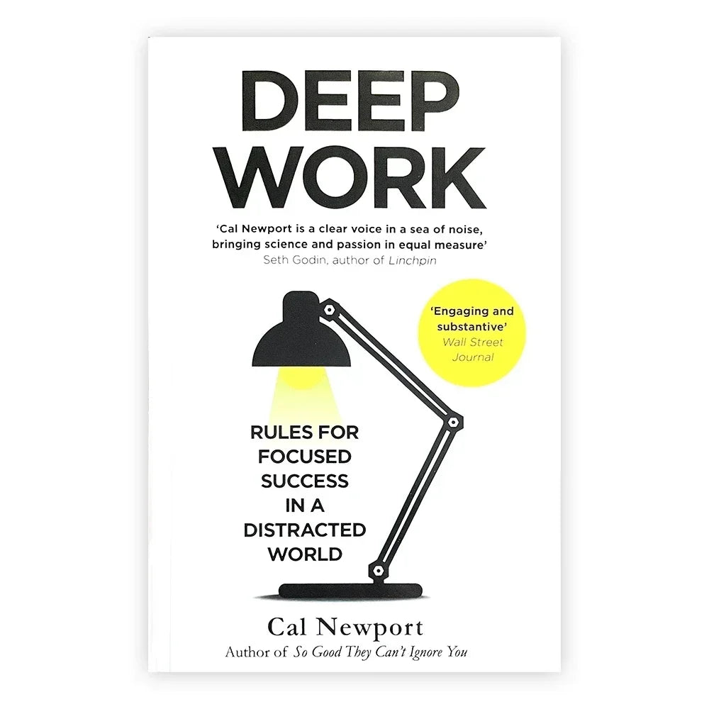 Deep Work English Book By Cal Newport Rules for Focused Success In A Distracted World Leadership & Motivation Books