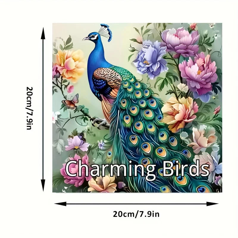 28 Pages Charming Birds World Coloring Coloring Book for Soothing Stress | Stress Reduction Colouring Book for Relax &Gifting