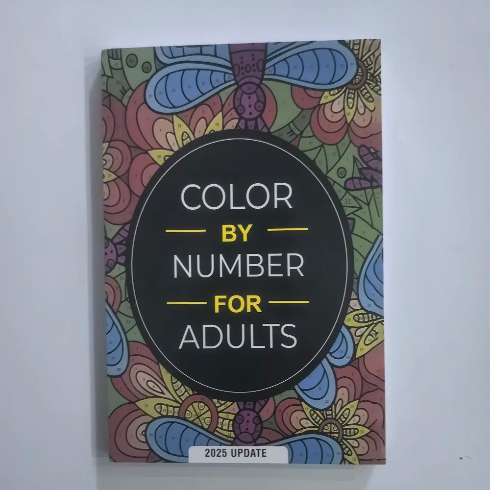 Color By Number for Adults Adult Digital Coloring Book Anxiety Therapy Coloring Book