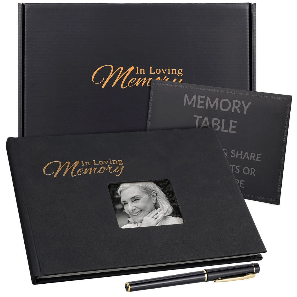 Funeral Guest Book Signature Funeral Sign In Book Reception Message Book Celebration of Life Anniversary Loving Memorial Service