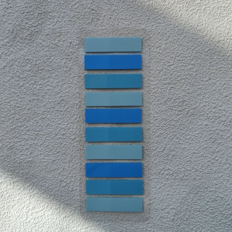 200 Sheets Color Stickers Notes Transparent Self-Adhesive Index Tabs Flags Sticky Note Stationery School Office Supplies