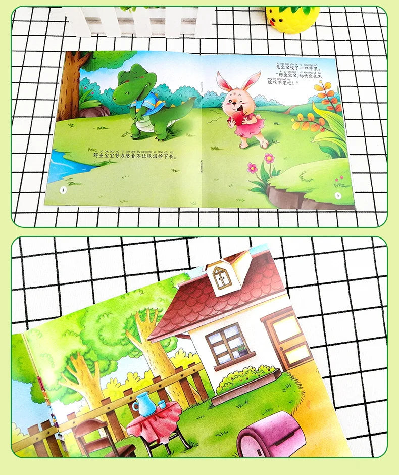10pcs Character Cultivation Help Children Manage Their Emotions Early Education Bedtime Reading Chinese Picture Books