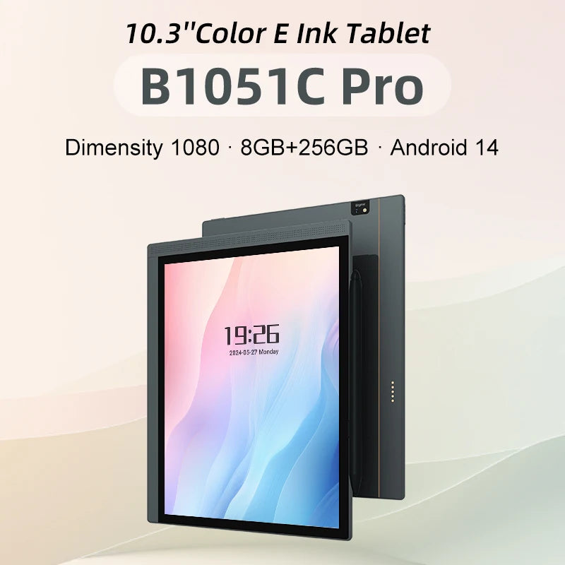 Bigme B1051C E-ink Screen Tablet 10.3 inch Ebook Reader, CPU Dimensity 900 with 6 +128GB, Android 14 Support Google Play Ereader