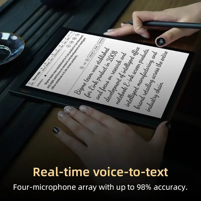 Bigme B1051C E-ink Screen Tablet 10.3 inch Ebook Reader, CPU Dimensity 900 with 6 +128GB, Android 14 Support Google Play Ereader