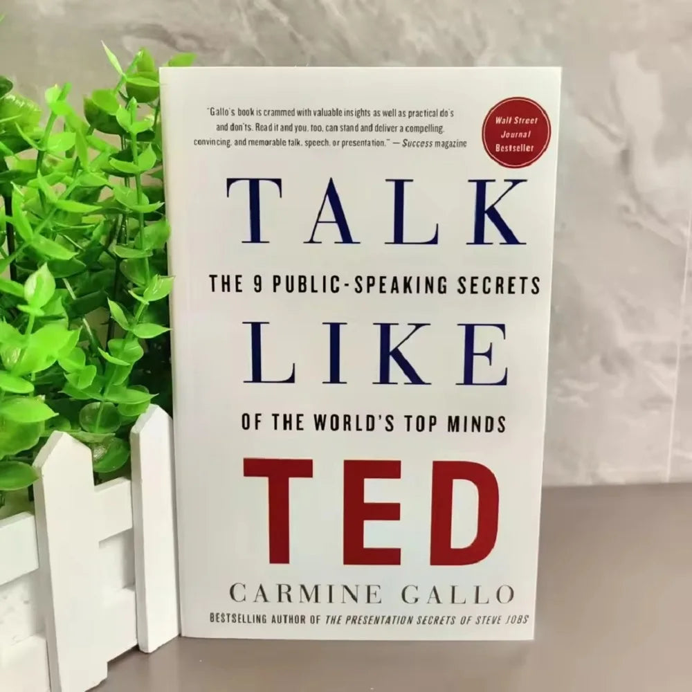 TALK like TED: the 9 Public Speaking Secrets for Powerful Speeches And Eloquent Communication by Carmine Gallo  English Book