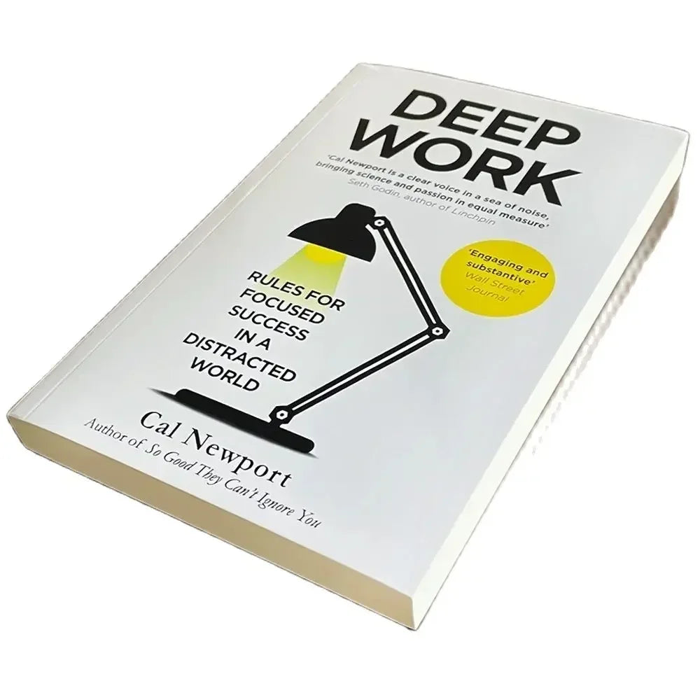 Deep Work English Book By Cal Newport Rules for Focused Success In A Distracted World Leadership & Motivation Books