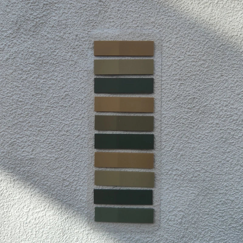 200 Sheets Color Stickers Notes Transparent Self-Adhesive Index Tabs Flags Sticky Note Stationery School Office Supplies