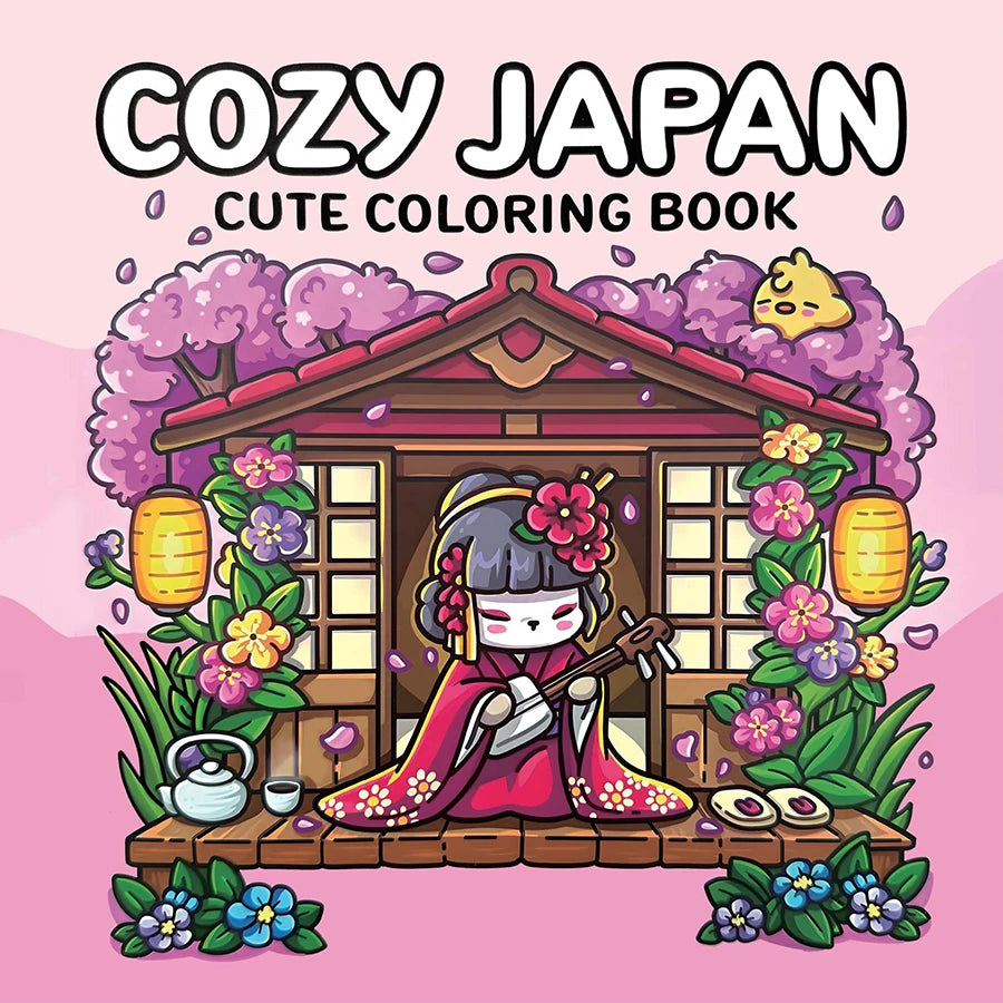 Cozy Europe Coloring Books, Charming Scenes, Easy Coloring, For Home Parent - Child DIY, Relax, Unwind, Boost Creativity