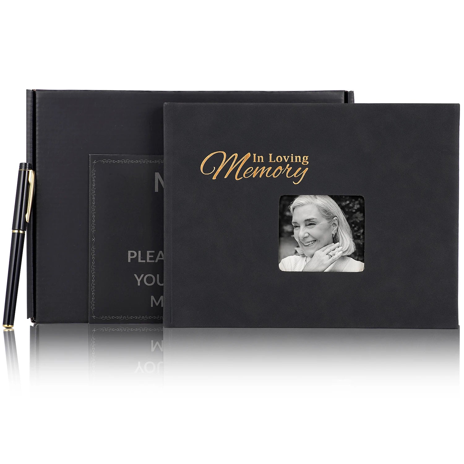 Funeral Guest Book Signature Funeral Sign In Book Reception Message Book Celebration of Life Anniversary Loving Memorial Service