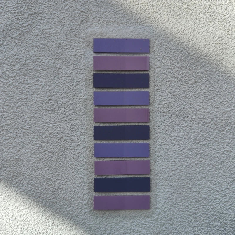 200 Sheets Color Stickers Notes Transparent Self-Adhesive Index Tabs Flags Sticky Note Stationery School Office Supplies