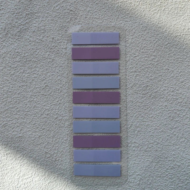 200 Sheets Color Stickers Notes Transparent Self-Adhesive Index Tabs Flags Sticky Note Stationery School Office Supplies