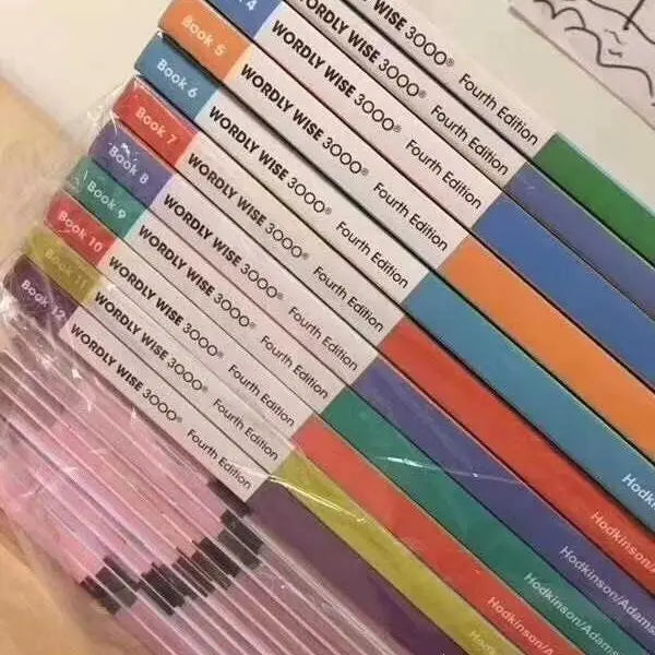 Hot Sale WORDLY WISE 3000 Book K-Book12 TOEFL English Word Vocabulary Expansion English Learning for Children