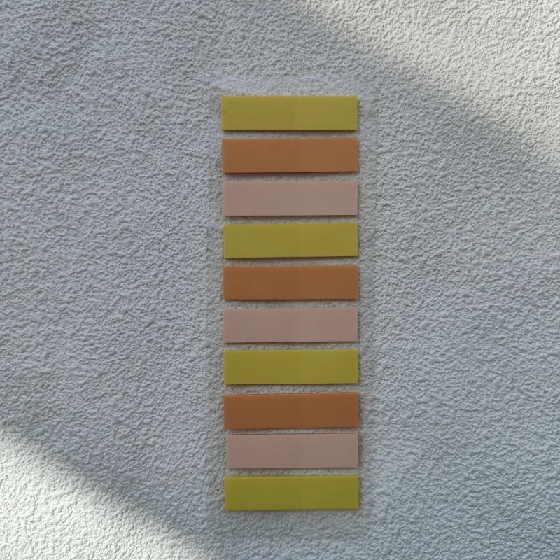 200 Sheets Color Stickers Notes Transparent Self-Adhesive Index Tabs Flags Sticky Note Stationery School Office Supplies