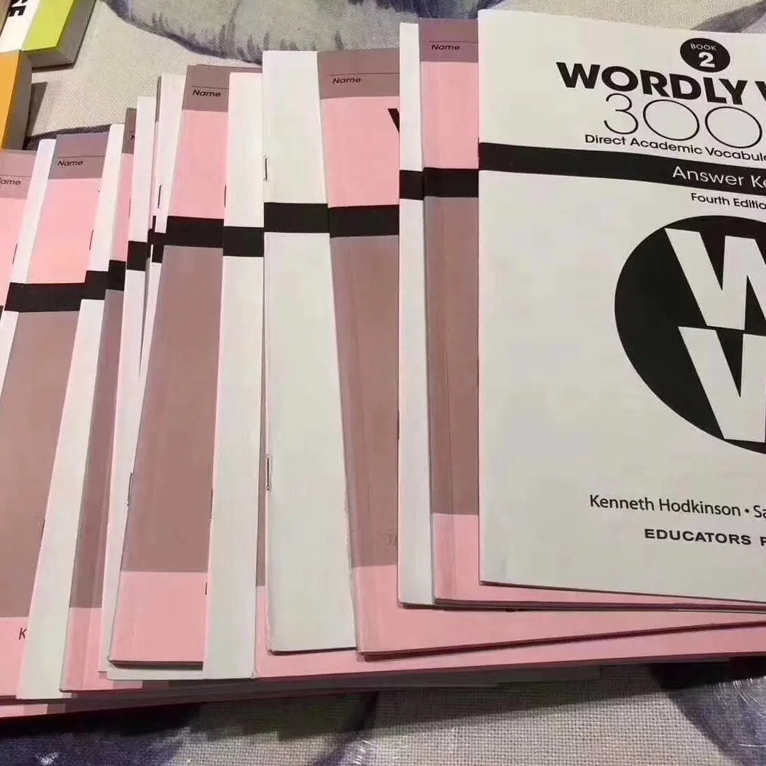 Hot Sale WORDLY WISE 3000 Book K-Book12 TOEFL English Word Vocabulary Expansion English Learning for Children