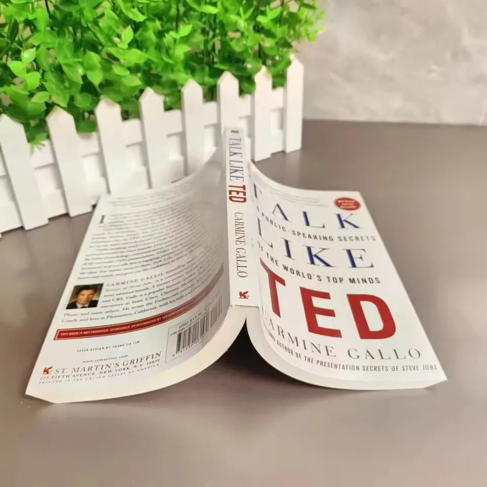 TALK like TED: the 9 Public Speaking Secrets for Powerful Speeches And Eloquent Communication by Carmine Gallo  English Book